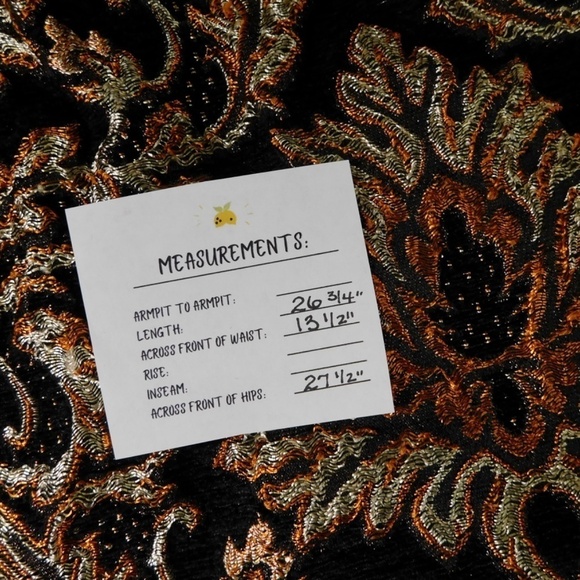 GIANNI BINI Lordice Metallic Brocade Floral Pleated Mini Skirt Festive Party M - Picture 11 of 11